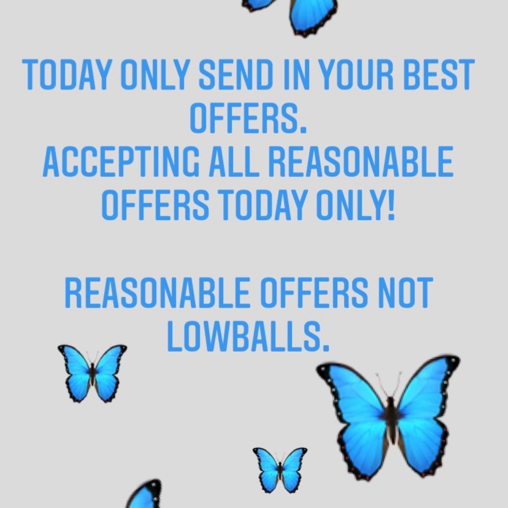 Accepting all offers!!!! Today only!!!!